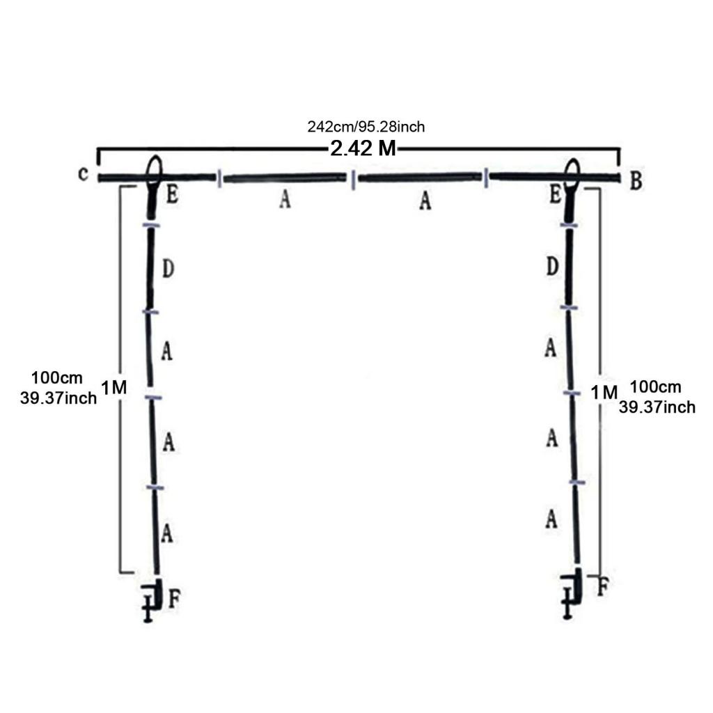 Подставка для штанги на стол с зажимами, регулируемый цветок из воздушных шаров на арку стола для свадьбы