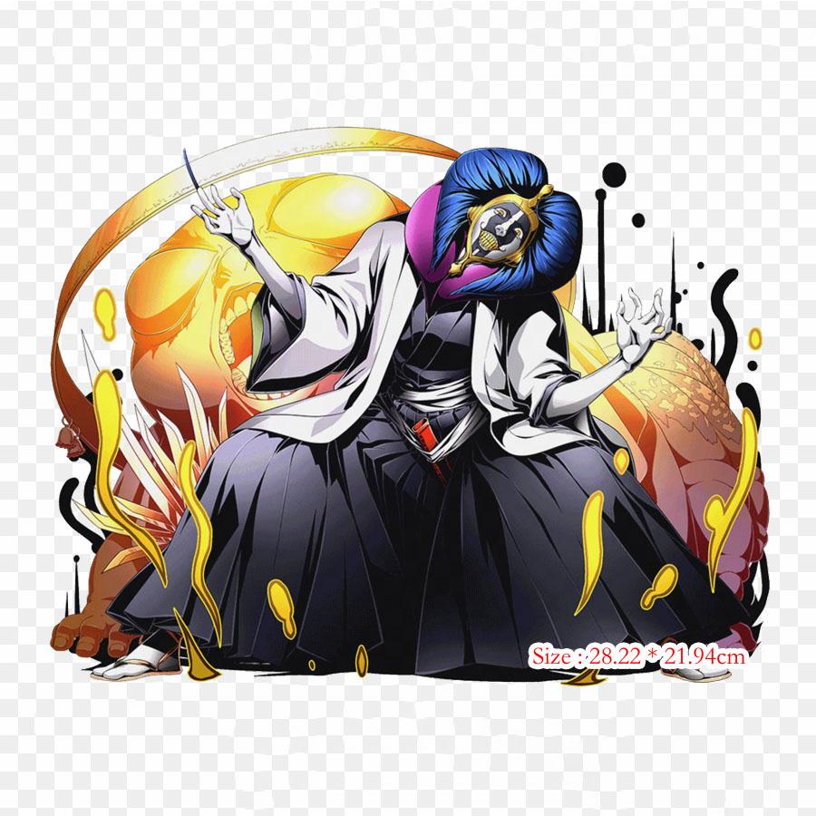 Отбеливатель манга 421 Ичиго Куросаки Зангецу аниме Лрон на нашивки для сумки для одежды футболка термопереносные наклейки полосы аппликации