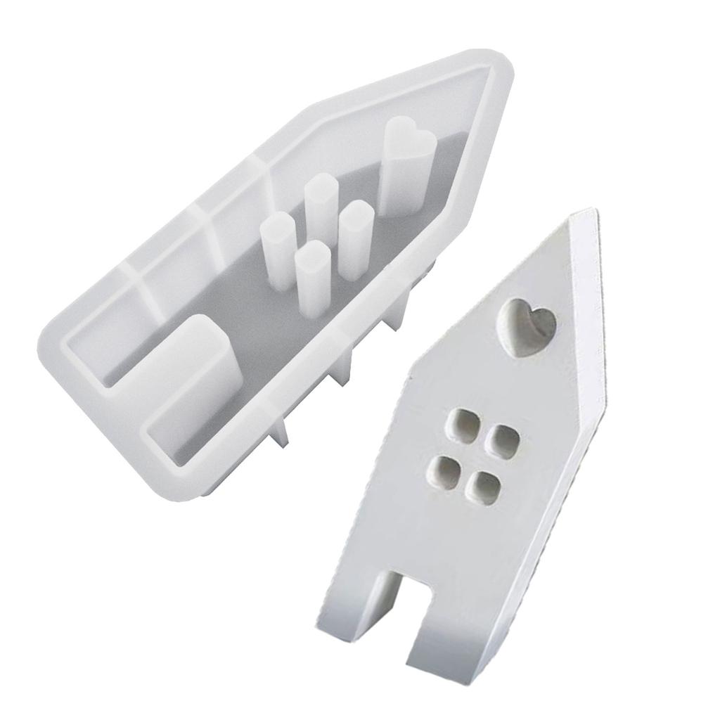 Heart House Silicone Mold Light Heart Houses Concrete Mould Exploy Resin Casting Molds Home Decorations DIY Pottery Mold