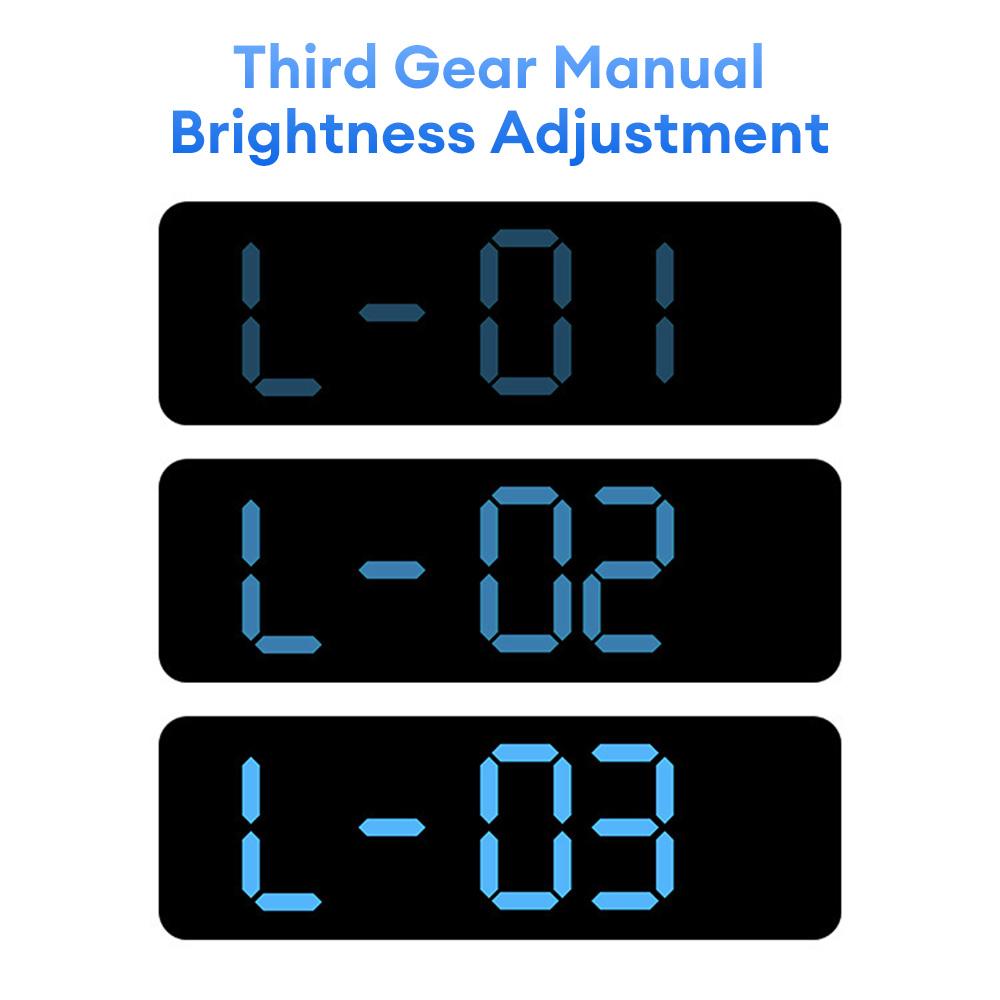 Большие цифровые настенные часы с дисплеем температуры, даты, недели, 12/24-часовым форматом, настенным будильником с USB-затемнением, электронные часы для домашнего декора