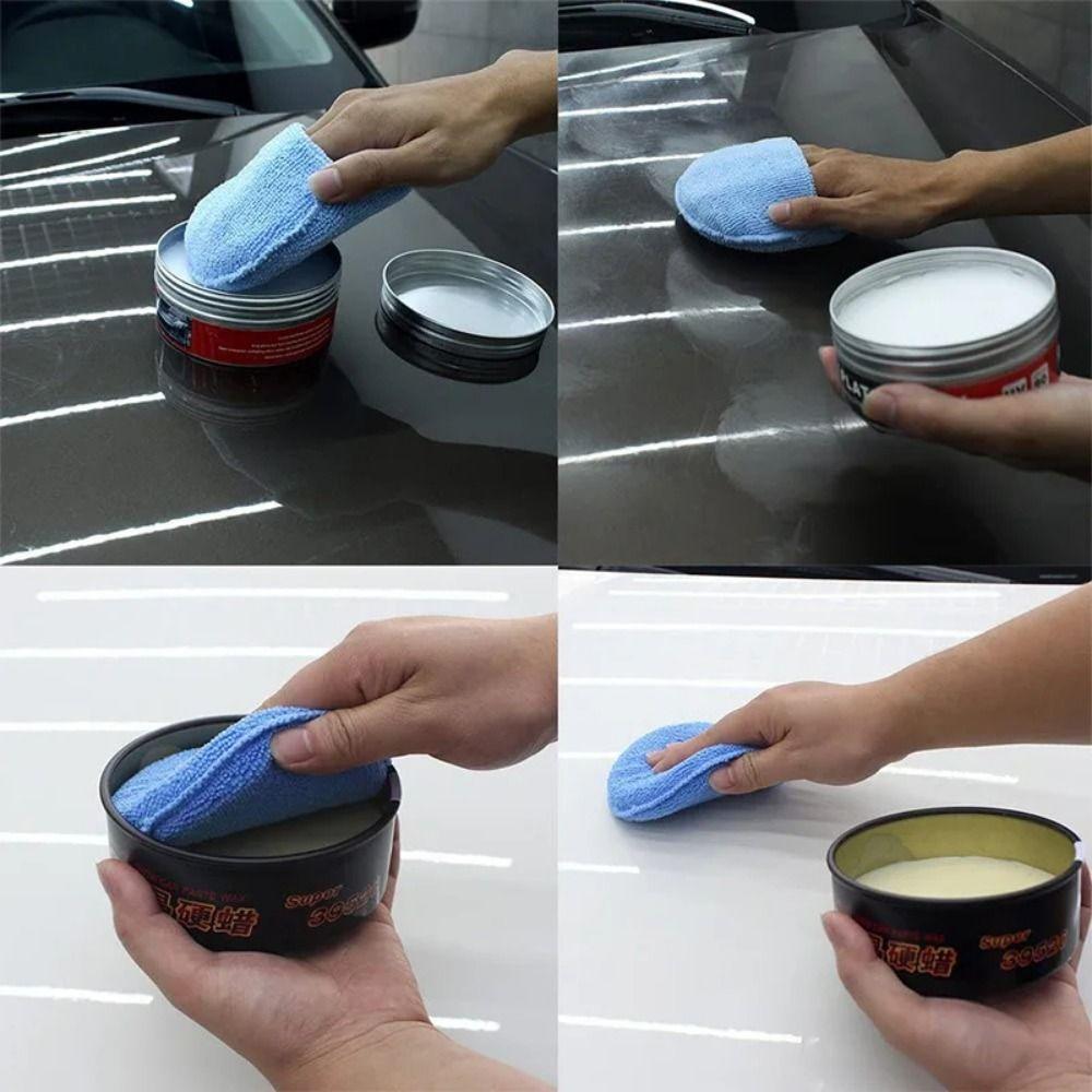 6pcs Double-sided Cleaning Pads Rags Ultra-Soft Car Wax Applicator Pad  Auto Detailing