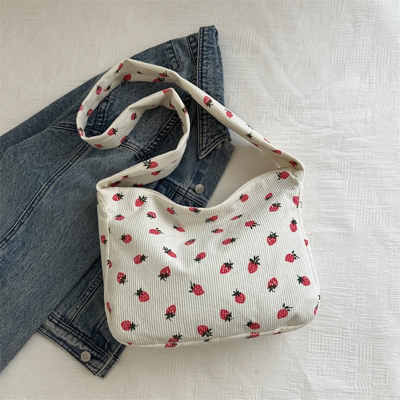 Summer Portable Tote Bag Large Capacity Beautiful Simple Fashion College Style Casual Personality Shoulder Bag