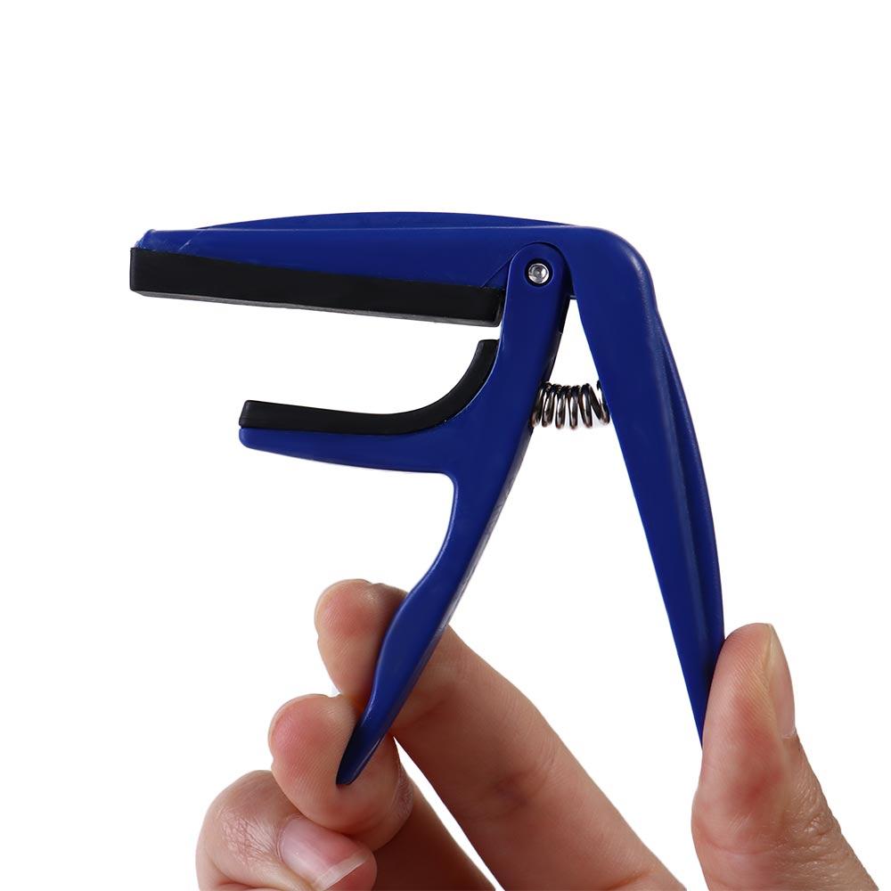 White Ukulele Tuning Clamp Plastic Uk Tone Clip Universal Ukulele Capo Electric