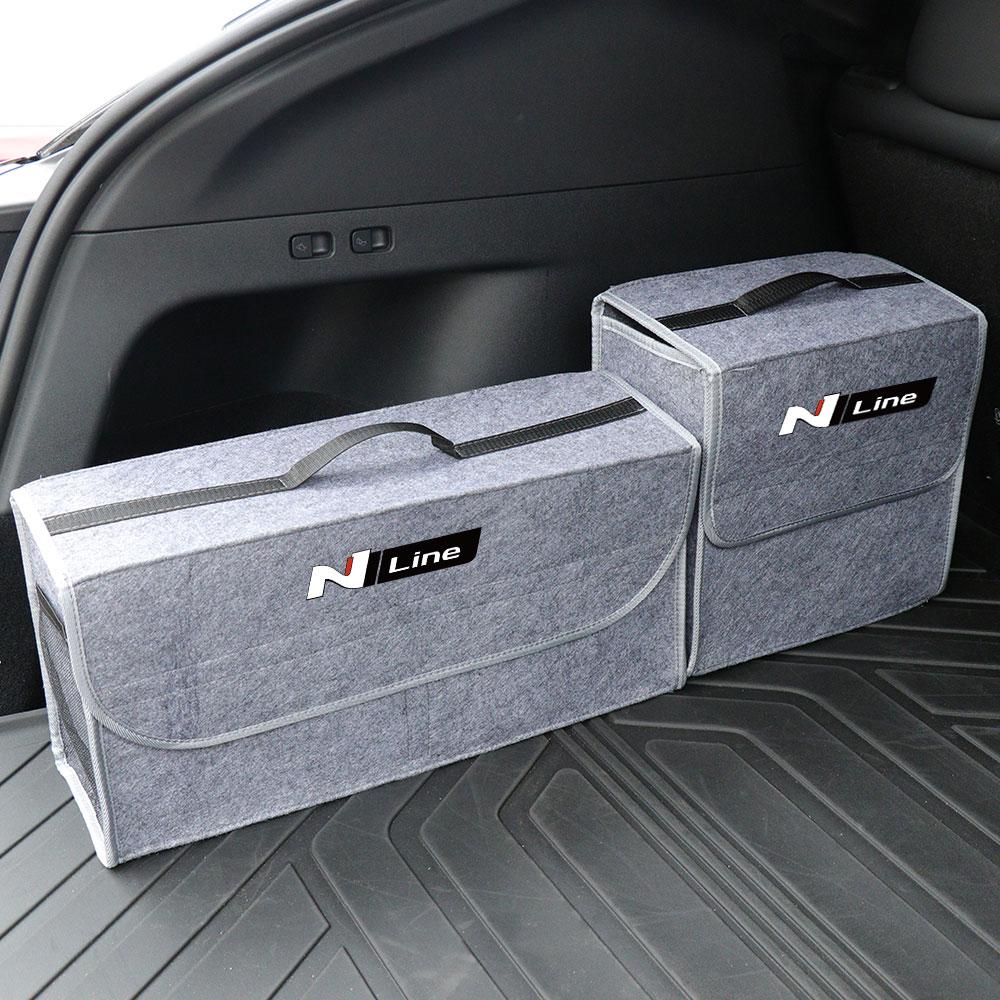 Car Storage Bag Car Trunk Folding Storage Box Auto Accessories For Hyundai I30 Sonata Elantra Veloster Kona Tucson N Line GDI JM XX2