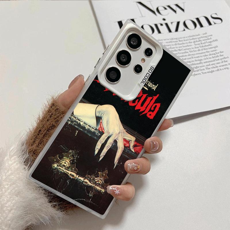 Готический вампир Алый Арт Мягкий чехол для телефона для Samsung Galaxy S24 S25 FE S26 Edge S23 Ultra S22 Plus S21 + Ударопрочная задняя крышка