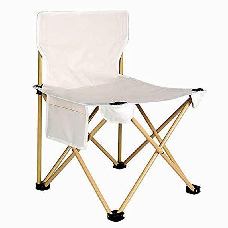 Уличный легкий портативный складной стул для кемпинга, стул для рыбалки, пляжный стул с карманами