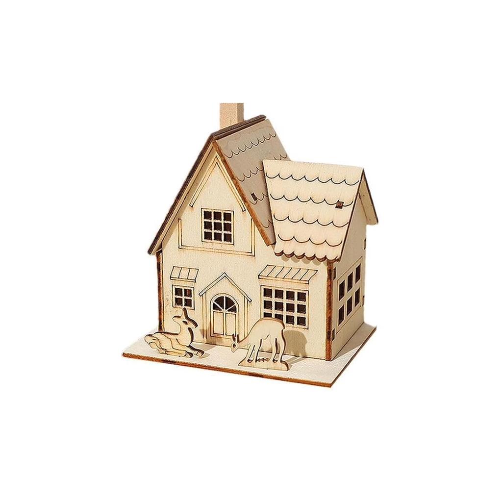 Рождественские украшения, Светящиеся домики, Снежный дом, Украшения для рождественской елки, Подарки, Украшения для окон