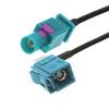 Fakra Z на SMA Угловой/Прямой Женский GPS Радио RG174 удлинительный кабель для автомобильного/морского использования