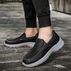 Модная мужская летняя кожаная обувь, кроссовки на платформе, мягкая подошва, повседневная, для пеших прогулок, для улицы, нескользящая, закрытая, дышащая, для ходьбы, размеры 39-45