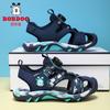 Babudou children's closed-toe sandals, new summer styles, anti-kick and anti-slip, beach sandals for boys, sports sandals for girls