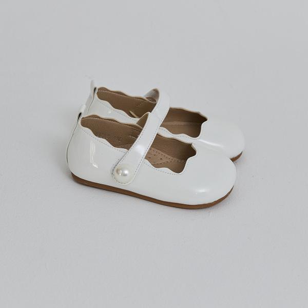 Baby Jam Girls' Tie Flat White-BB398