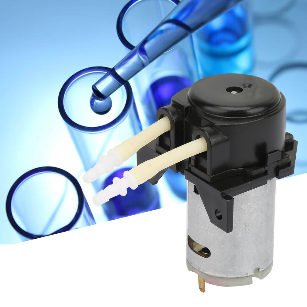 D-2 2*4mm 12V Peristaltic Liquid Pump Dosing Pump for Laboratory Analytic(Green)