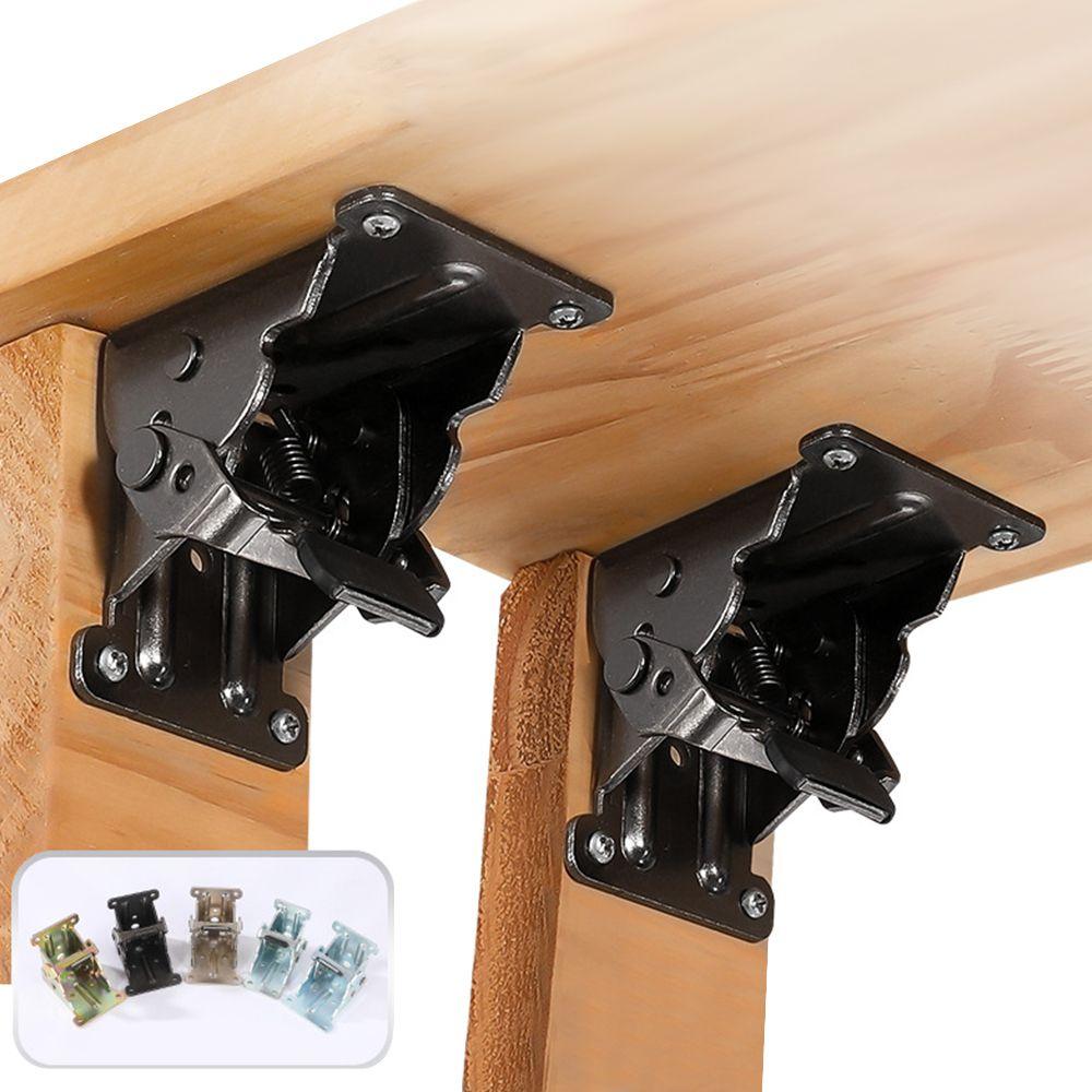 Chair Extension Support Frame Table Leg Fittings Self-Locking Folding Hinge Fold Feet Hinges