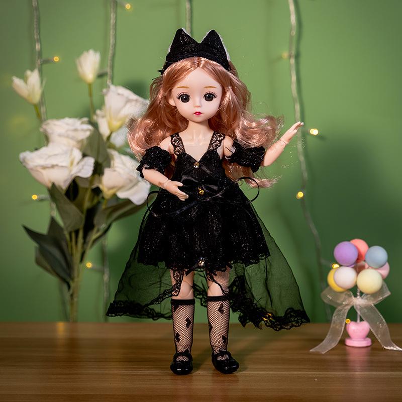 Кукла 30 см Набор Принцессы 23 Сустава 3D Реалистичные Глаза Кукла Девочки Бутик Аксессуары Игрушки