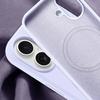 For iPhone 16 Case Compatible with MagSafe Soft Silicone Shockproof Phone Cover - Purple