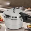 Алюминиевая скороварка с пароваркой Маленькая скороварка Бытовая скороварка для плиты для газа и индукции