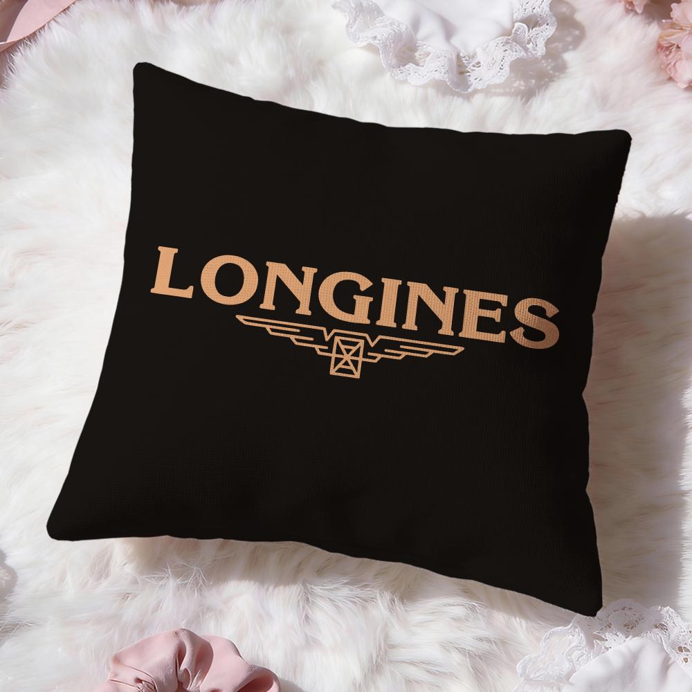 Классический бренд L-Longines Наволочка-подушка Премиум-комфорт Двусторонняя наволочка - Дизайн «Два в одном» для любой комнаты и салона автомобиля