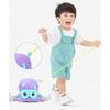 Осьминог Водные Игры Игрушка для Ванной для Младенцев и Малышей Плавающая и Ползающая Фиолетовый Синий Пластик