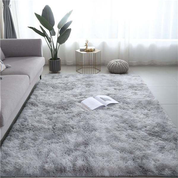 Living Room Carpet Decoration Fluffy Soft Large Size Rugs Bright Color Anti Slip Floor Mat Bedroom Study Washable Rugs Carpets 160x230