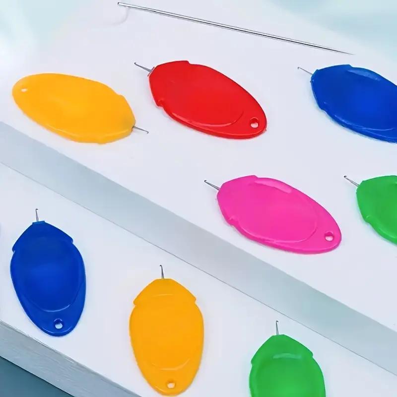 Multi-Pack Needle Threaders for Sewing Machines and Hand Sewing - Easy-to-Use Assorted Colors Thread Guide Tool Set for Seniors