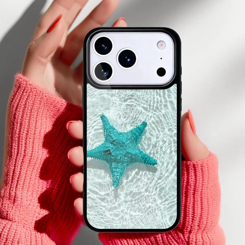 Морская звезда на пляже Чехол для телефона для iPhone 17 16 15 14 13 Pro Max Задняя крышка для 12 11 Pro Coque