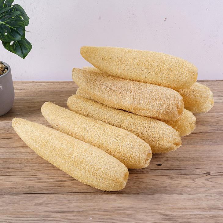 Xinyang 2025 Natural Luffa Dish Scrubber - Non-Stick, Whole Luffa Dishcloth