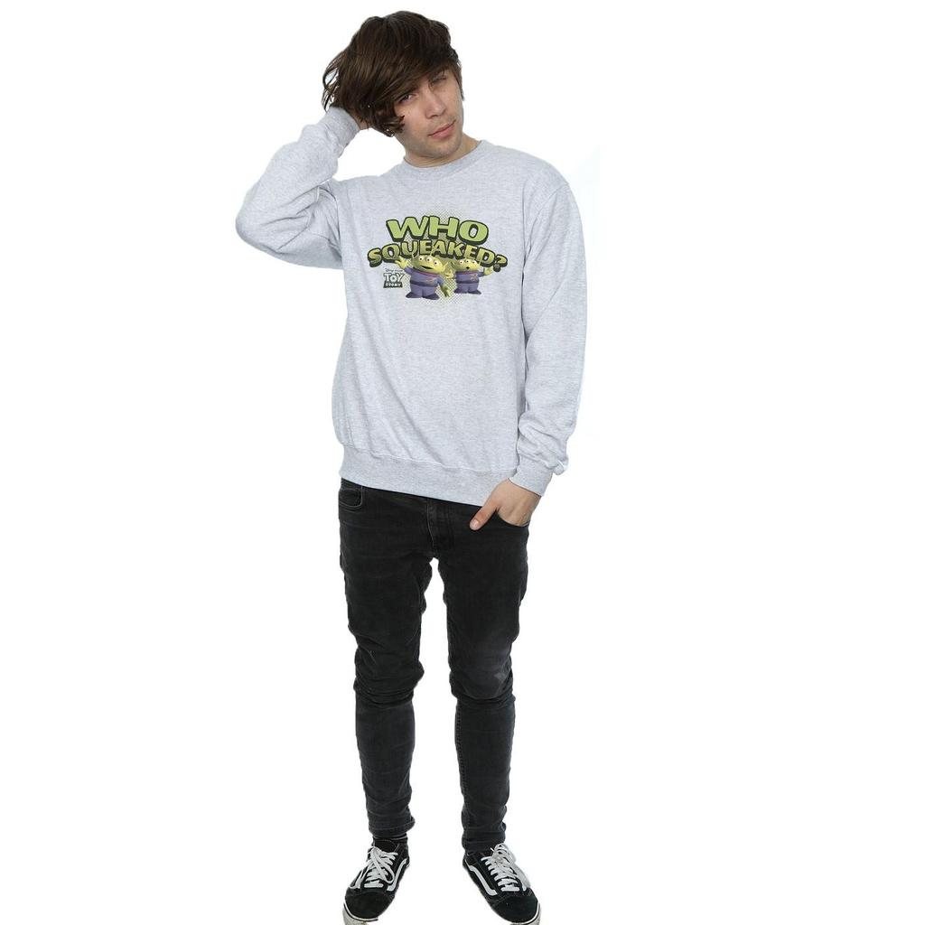 Disney Mens Toy Story Who Squeaked? Sweatshirt