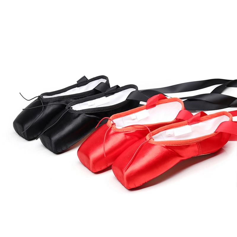 Женские балетные танцевальные туфли с профессиональным носком, розовые балетные пуанты