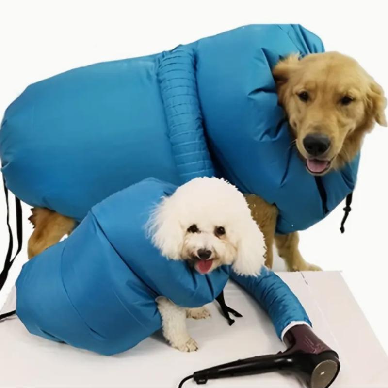 Мешок для сушки домашних животных Складной фен для волос для собак Мешок для выдувания Уход за домашними животными Сухой выдув Купание Сушка волос Одежда