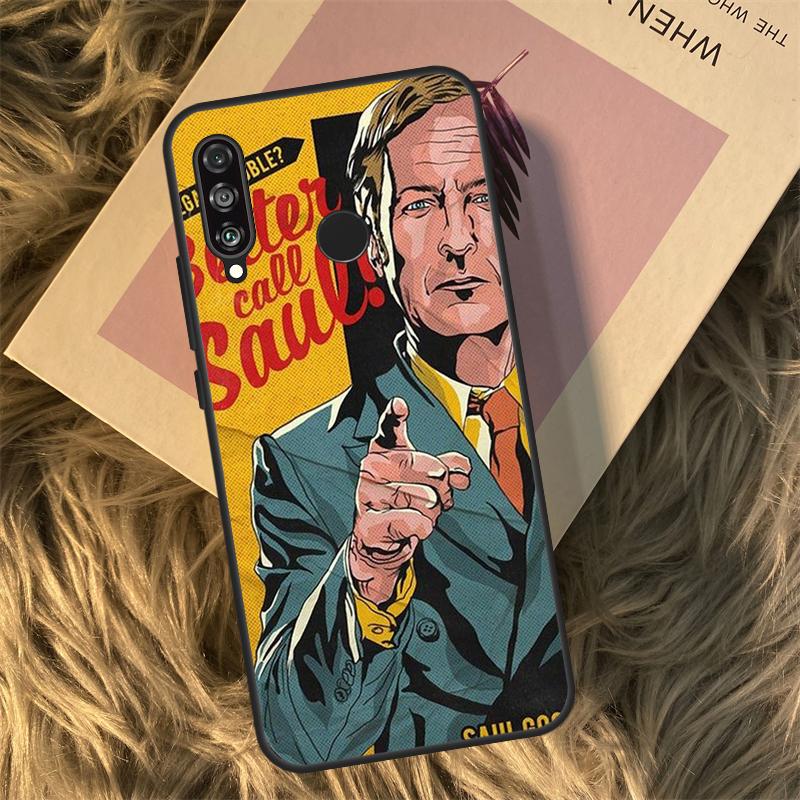 Better Call Saul Funda For Huawei P40 P20 P30 Lite P50 Mate 50 Pro P Smart 2019 Honor 70 50 X8 X9 X9a Case