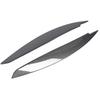 2 Pcs Headlight Eyebrow Front Left Right Light Eyelid Trim Cover for 1 Series E81 E82 E87 E88 2006 to 2013