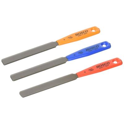 Набор надфилей для прорезки пазов под порожек Hosco Luthiers Tools TL-NF3B, 3 шт., для бас-гитары