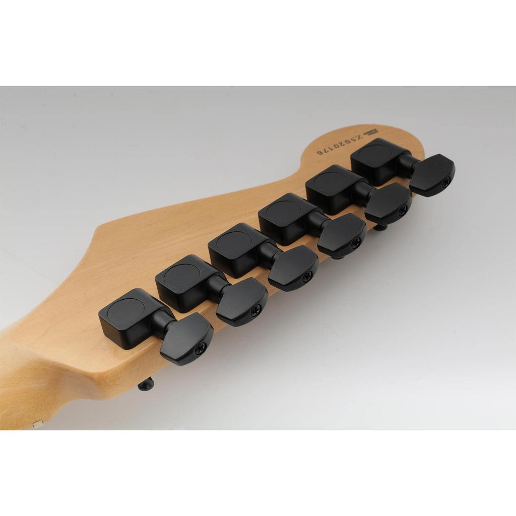 Колки для гитары Musiclily Pro для электрогитар Fender Black 6-Pin 2-Pin Strat/Telecaster,