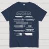 Common Types Of Swords Unisex 100% Cotton Summer Casual Cool Loose T-Shirt