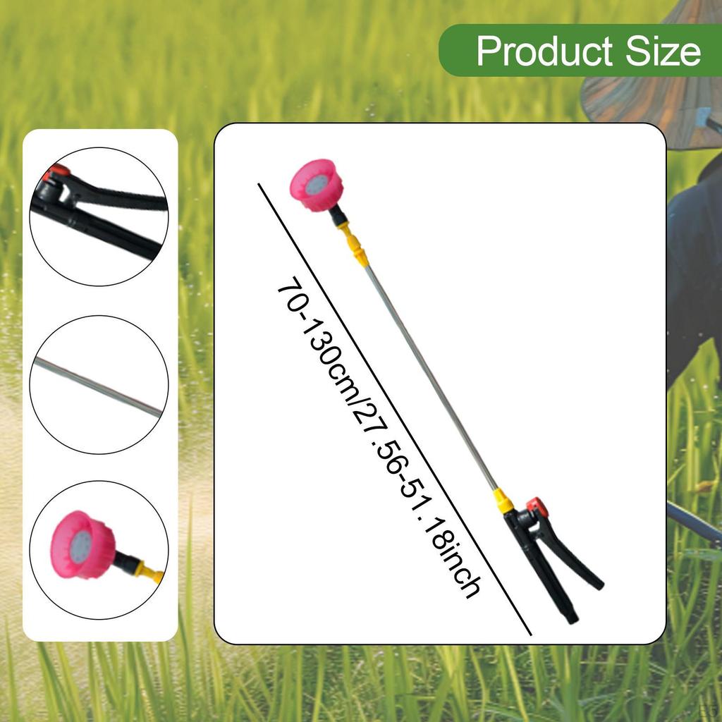 Выдвижная штанга-распылитель Садовый аксессуар 70см-130см Удлинение для использования на открытом воздухе