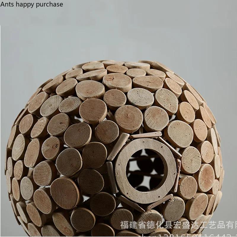 Ваза ручной работы Креативная деревянная ваза Декор для дома Аксессуары Настольные вазы для сухоцветов Украшения Поделки Декоративные вазы Подарок