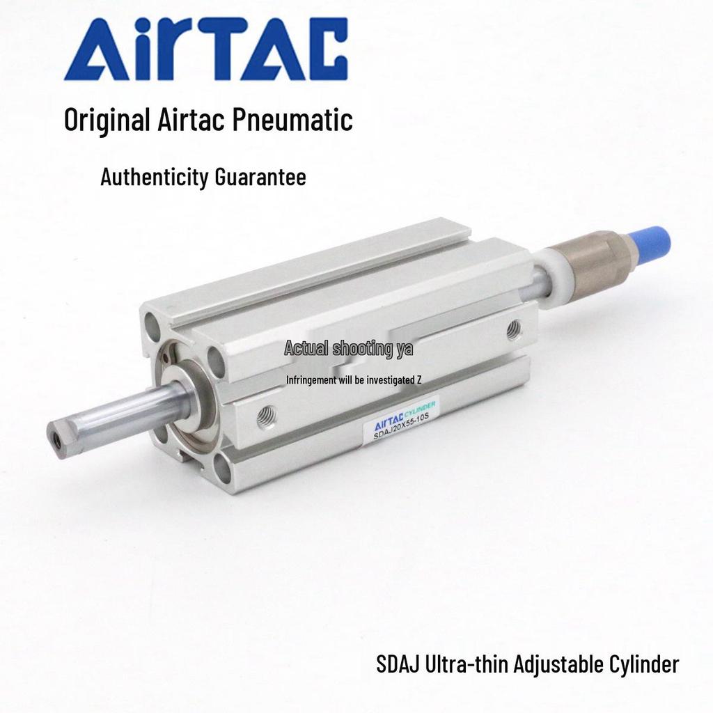 Ультратонкий регулируемый цилиндр AirTAC серии SDAJ (Размеры: 20x5 до 30x30)