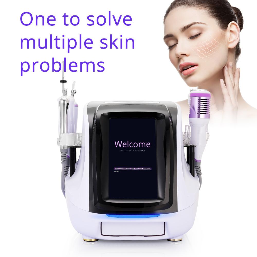 Ультразвуковой скруббер для кожи, удаление черных точек, радиочастотная подтяжка кожи, уход за лицом, спа-машина