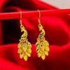 Vietnam Gold Flower Tassel Earrings Women's Fashion Wedding Earrings Festive Leaf Earrings Gift Ear Drops Gold Shop Style