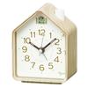 Alarm Clock Table Clock Analog Light Brown Wood Grain 110 X 86 X 63mm PYXIS NR453A