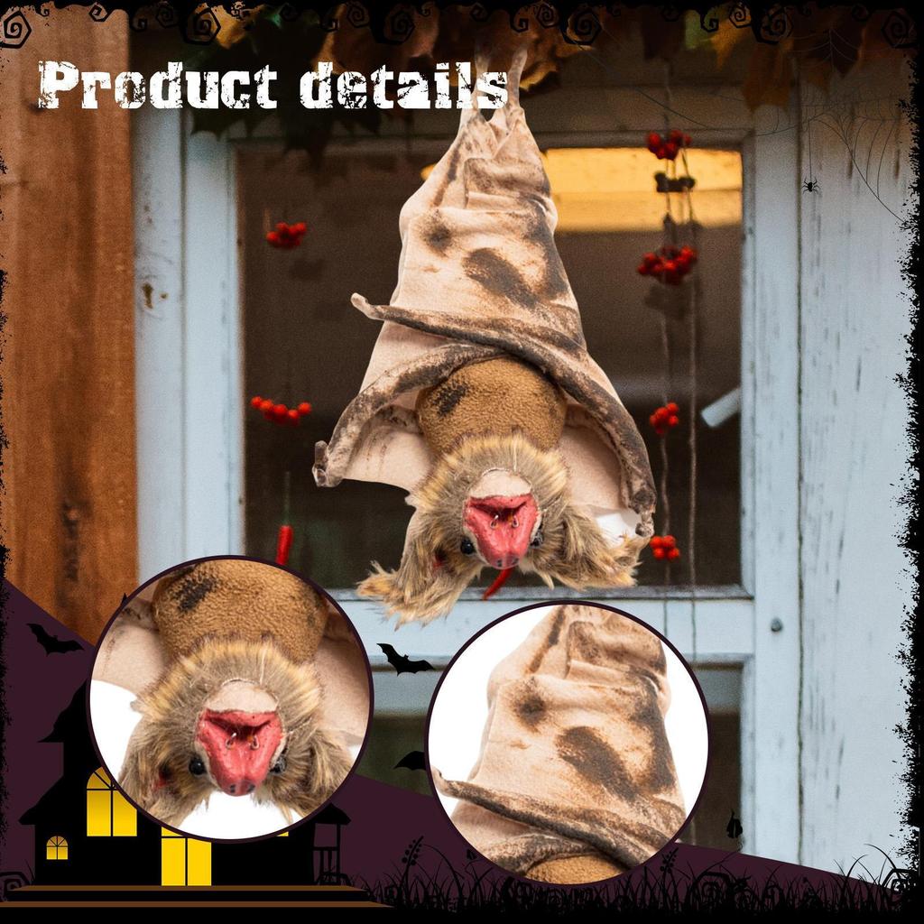 Halloween Hanging 3D Creepy Scary Props Versatile Horror Decoration Flying Spooky for