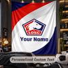 TapestryLOSC Lille Custom Name Text Personalized Wall Hanging Tapestry Home Wall Decor