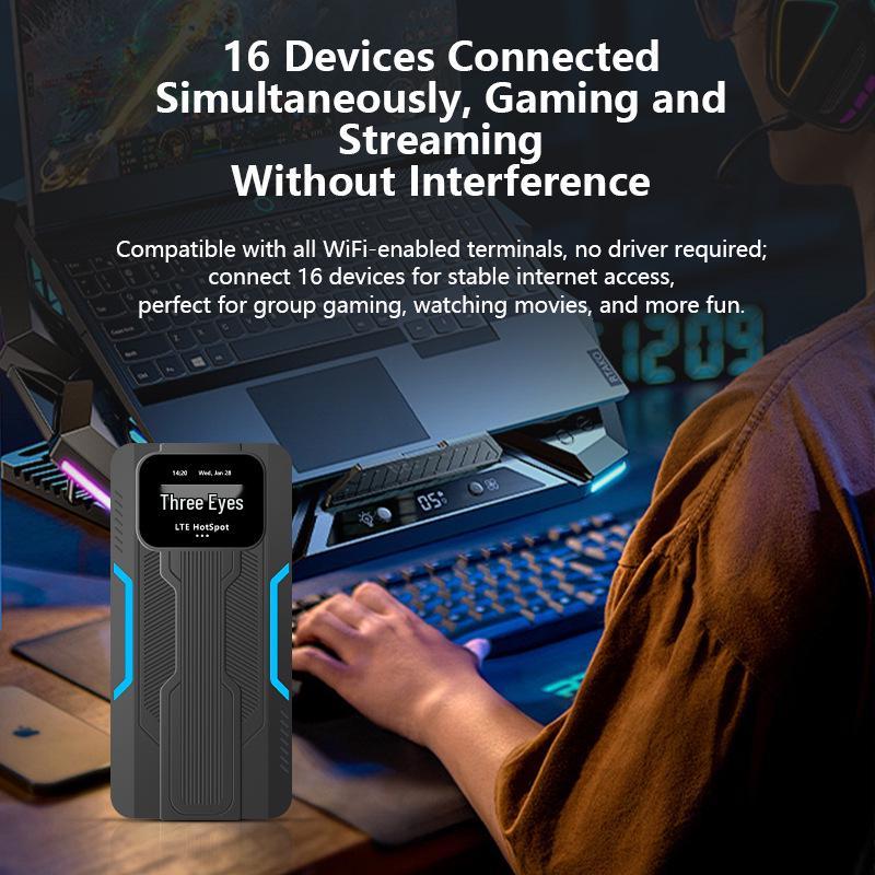 M212 Портативный MiFi LTE Двухдиапазонный 4G WiFi6 Роутер с Power Bank на 300M