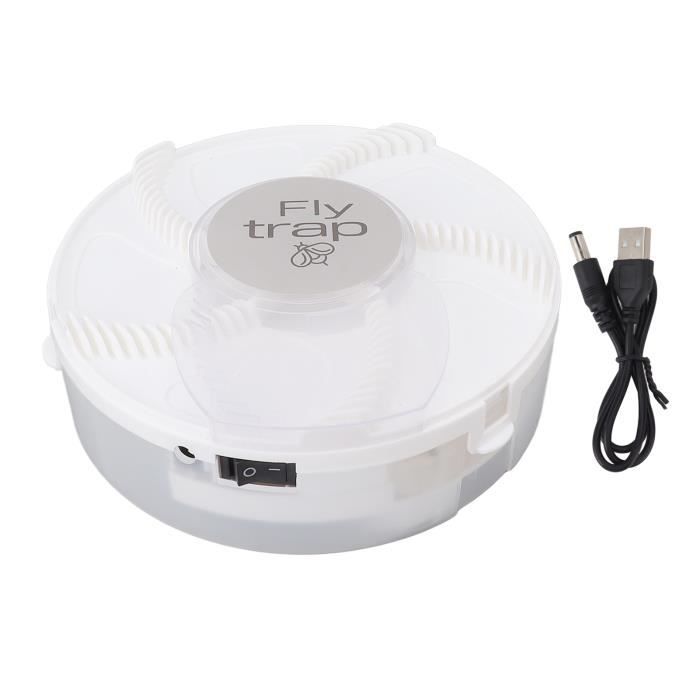 ETO- Piège à mouches électrique Trappe Mouche lectrique Usb Automatique Silencieux Détachable parapharmacie anti-moustique