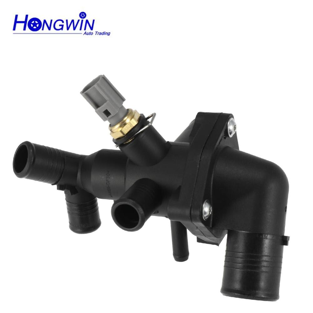 1733253 New Engine Coolant Thermostat Housing With Sensor For Ford Ranger 2.2 Tdcl Transit MK7 MK8 2.2 RWD BB3Q8A586AB 1731782