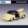 AABH1 WELLY 1:24 Porsche 356A Speedster Литой Модель Автомобиля Литье под Давлением и Игрушечные Транспортные Средства Коллекционируемая Игрушка Автомобиль Подарки на День Рождения Мальчику