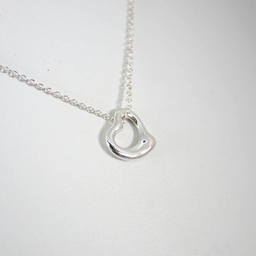 [Б/у] TIFFANY 925 Подвеска/Ожерелье Открытое Сердце/g530-65