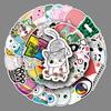 50 Cartoon Doodle Personality Small Fresh Suitcase Tablet Computer Piano Waterproof Stickers Car Stickers