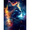 5d DIY Diamond Painting Cross Stitch Cute Animal Starry Sky Cat Diamond Embroidery Mosaic Full Round Drill Home Decor Arts