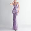 Party Sequin Dress Long Banquet Slim Evening Dress